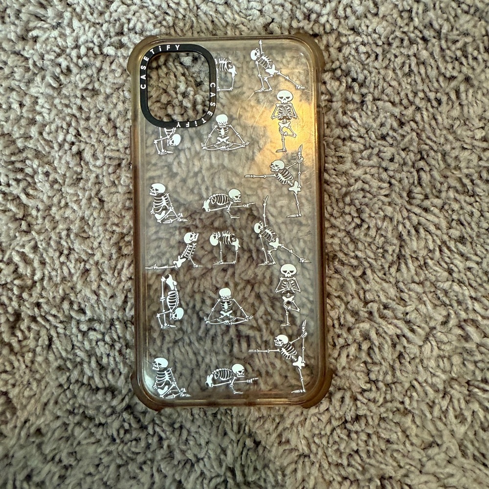Casetify Halloween Skeleton Pattern iPhone 11 Case